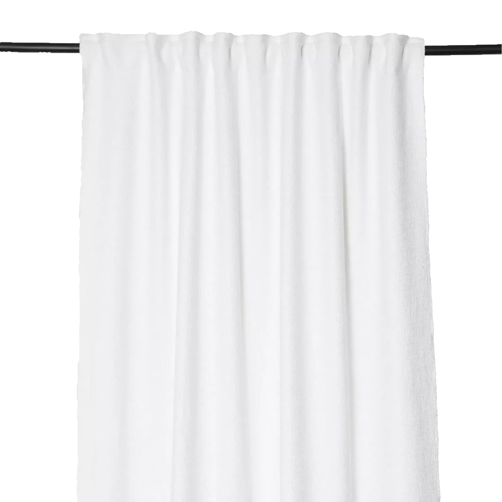 Rideaux Haomy california blanc