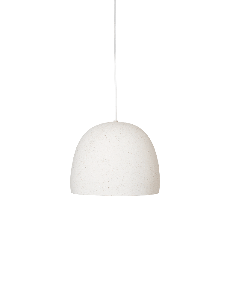 [1104263957] Suspension céramique Speckle – blanche – grande