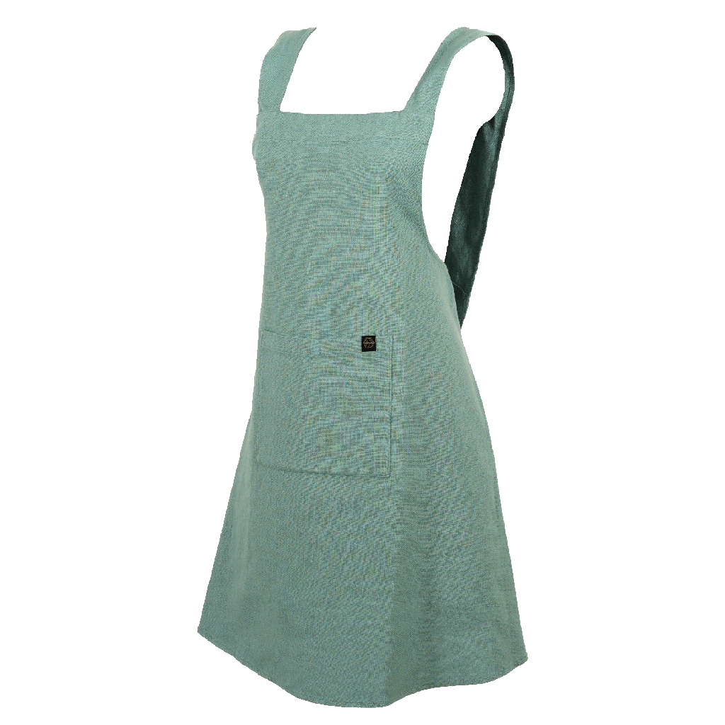 [100122_02_T] Tablier japonais - osani - celadon - 90x130cm