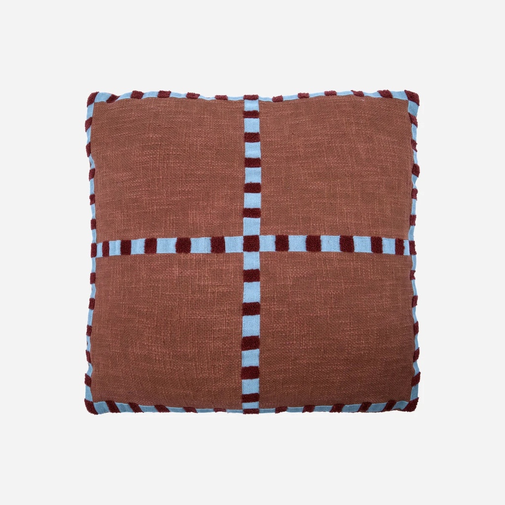 Housse de coussin, HDCross, Marron