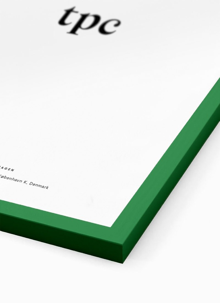 Cadre bois vert – 30x40 cm