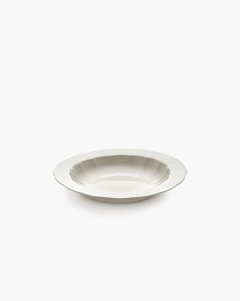 Assiette creuse Silhouette M – blanc