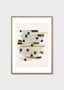 Berit mogensen lopez, cut up stripesl (50x70)