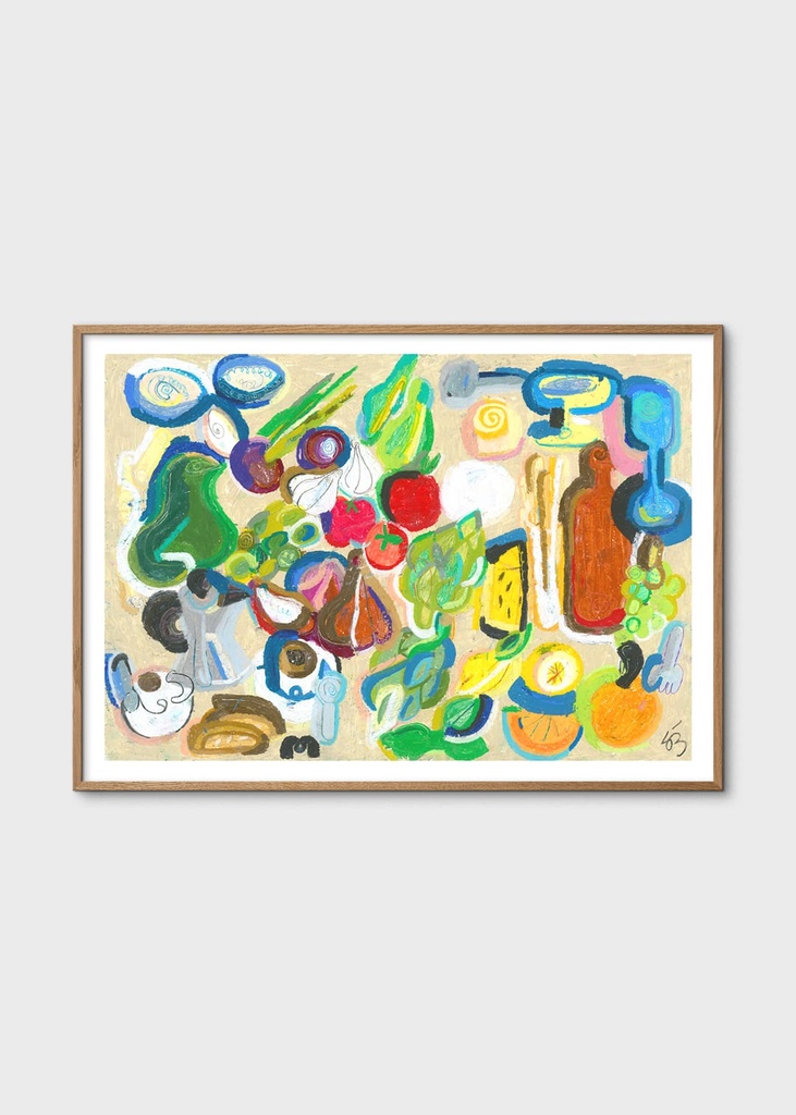 Aoa atelier, italy picnic - 30x40 cm