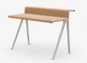 Bureau courier - chêne clair huilé / craie
