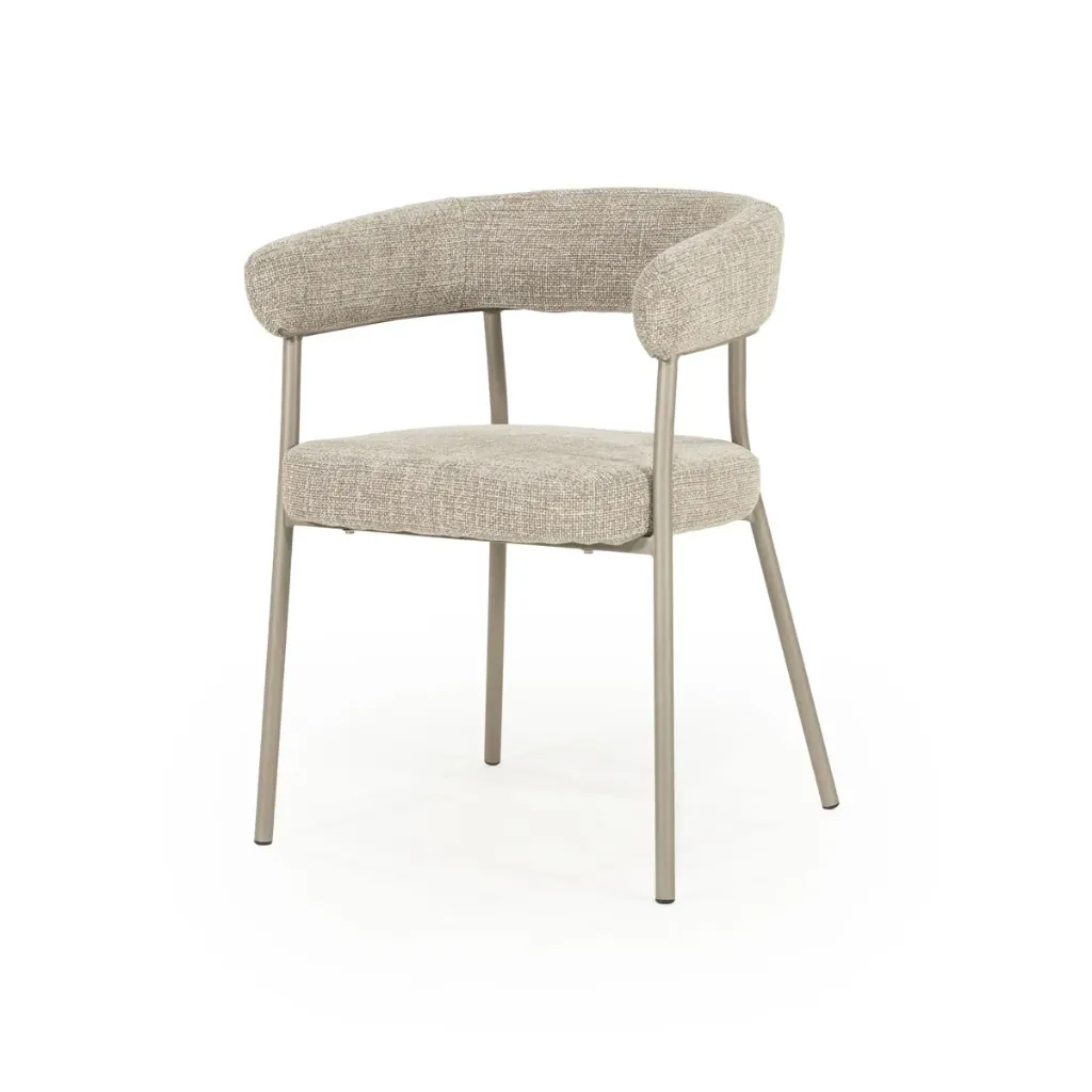 Chaise yovi - taupe 55x57x77