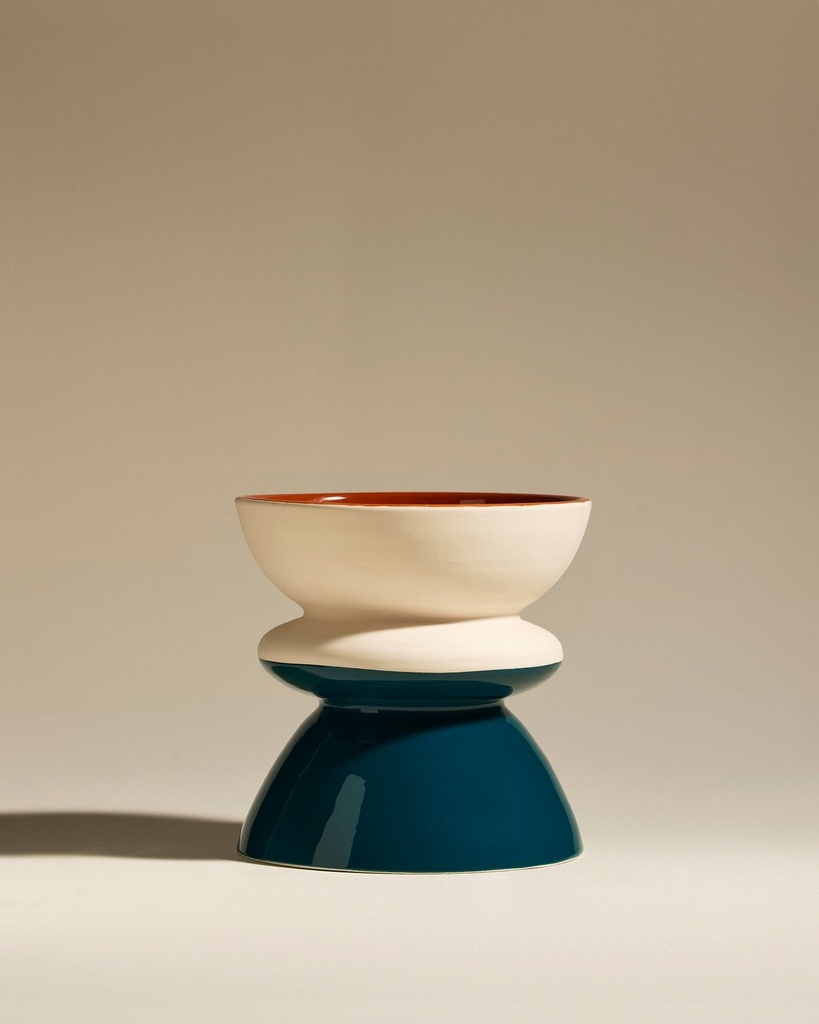 Bougie tamtam - L - bleu sarah/narguile