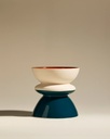 Bougie tamtam - L - bleu sarah/narguile