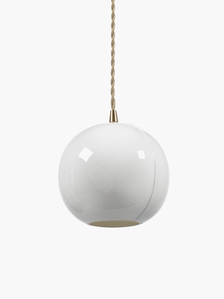 [B1924005-001] Suspension Cosmo – blanc – 15.5x15.5x14 cm