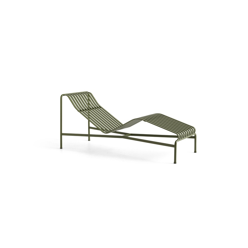 [9393771509000] Chaise longue palissade - olive