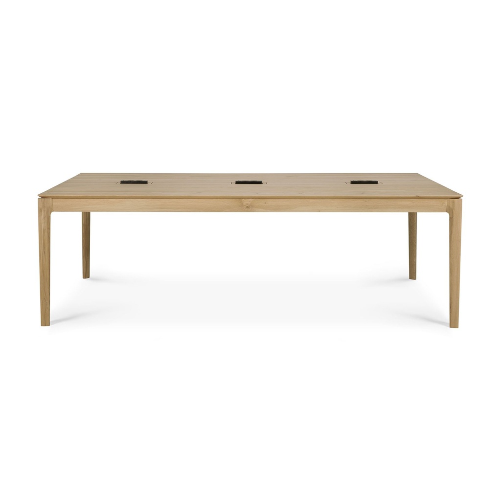 Bureau Bok cowork – chêne naturel – 240×140×76 cm