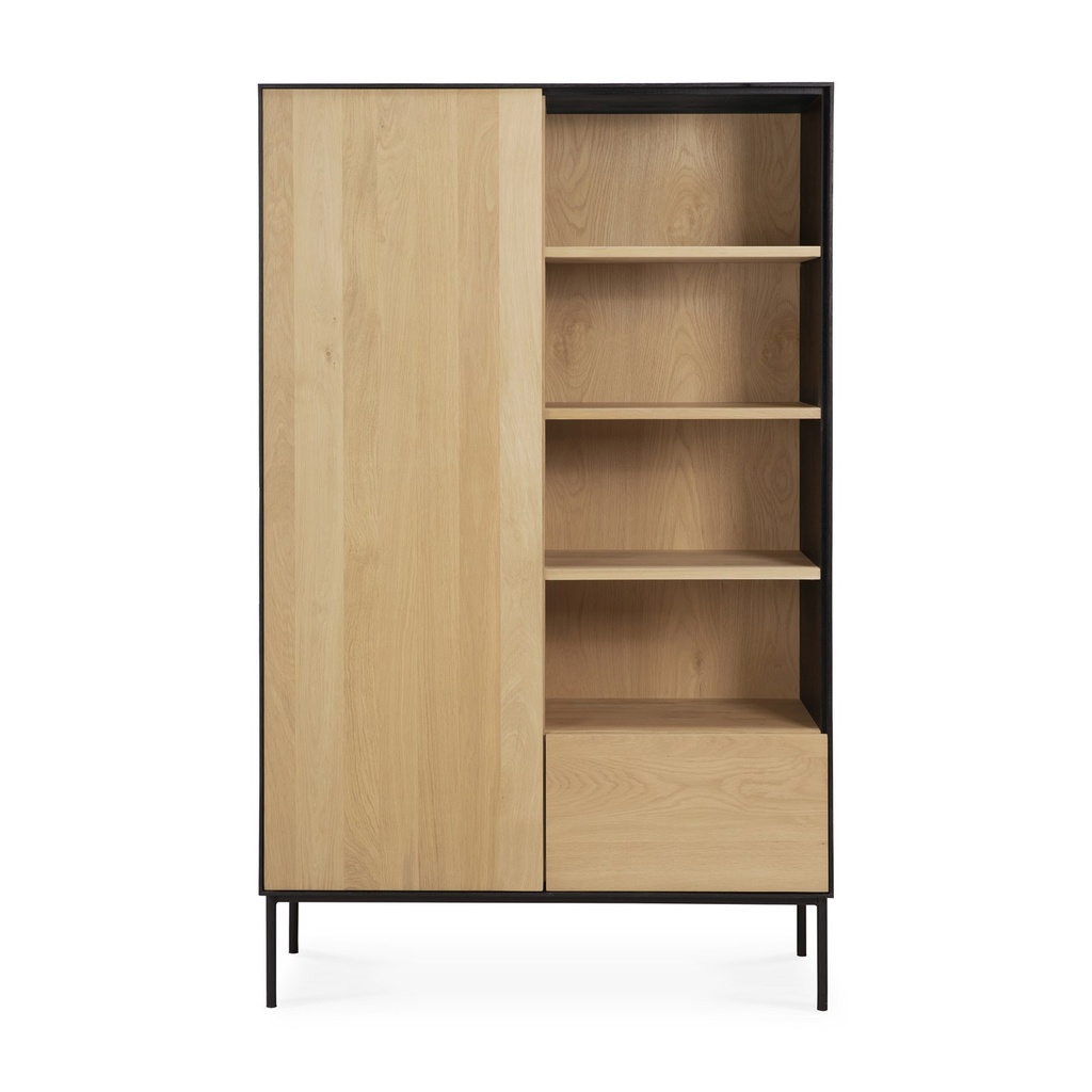 Armoire Blackbird – chêne noir – 110×45×178 cm