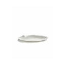Assiette ronde soleil - m - blanc
