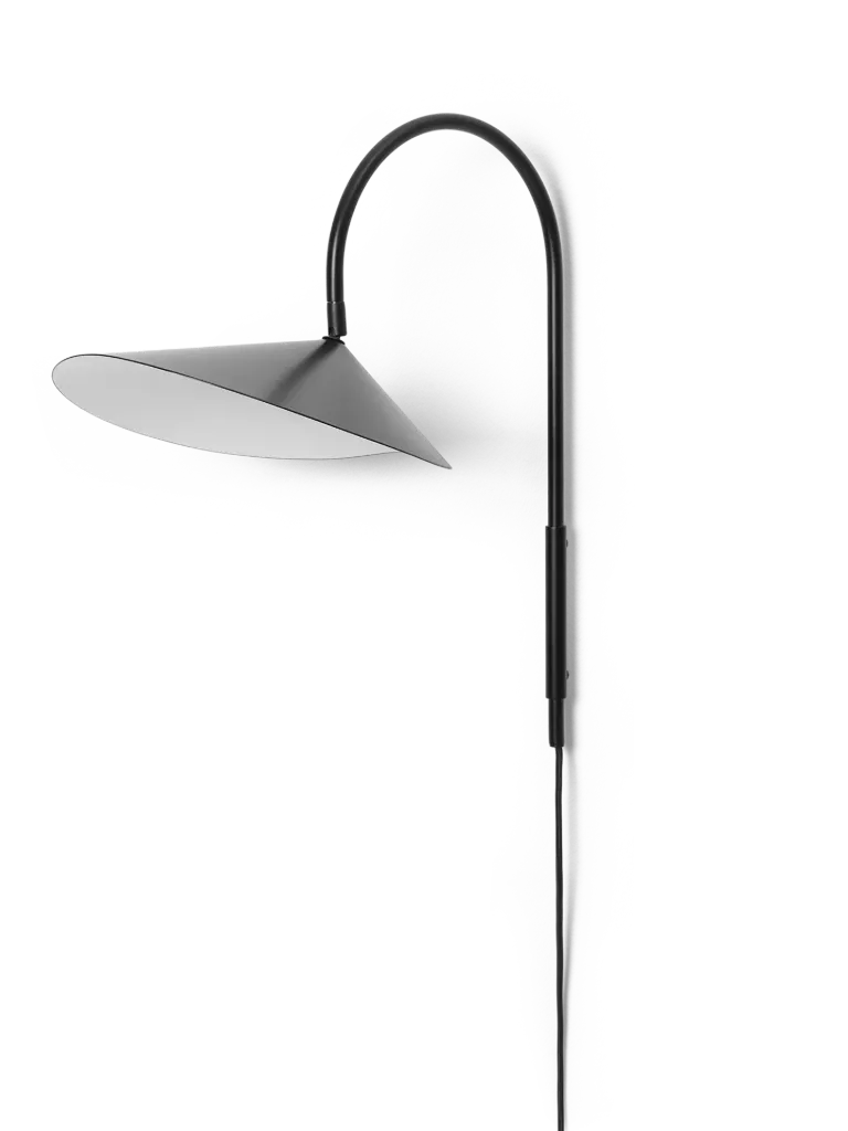Applique Arum noire - 25.5 x D44 H47