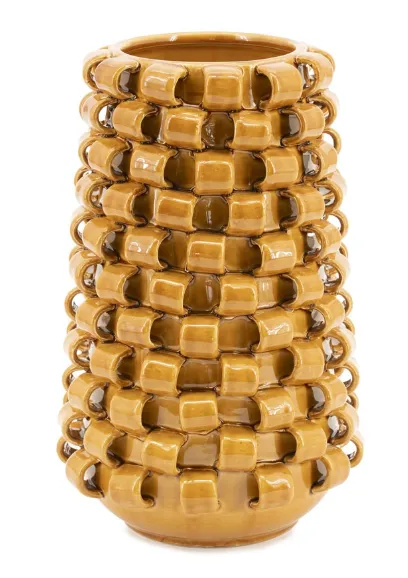 Vase Loopa 2 - mustard