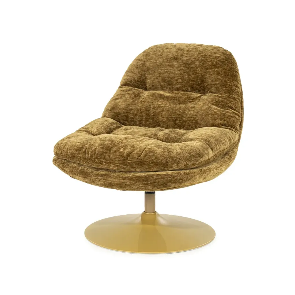 Fauteuil TROMBA- Moutarde 84x74x84