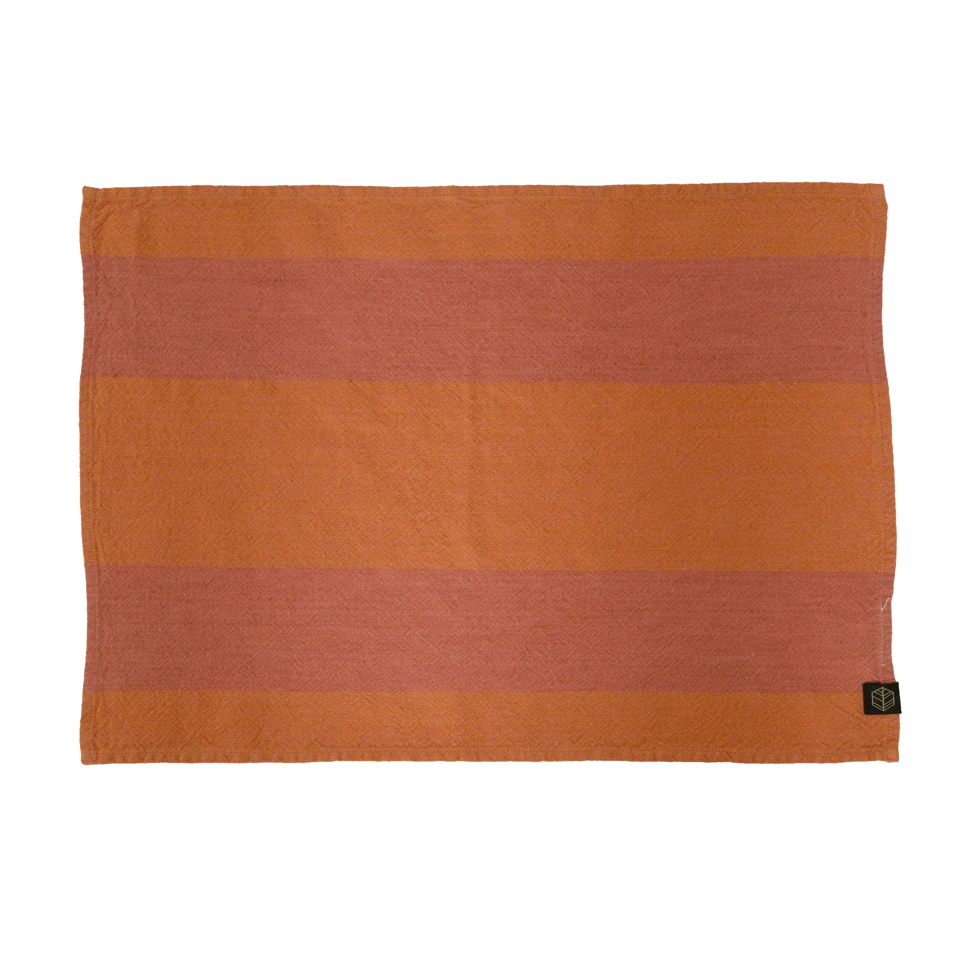 [100132_04_033] Set / serviette - SANTA CRUZ - terre brulée 35 x 48cm