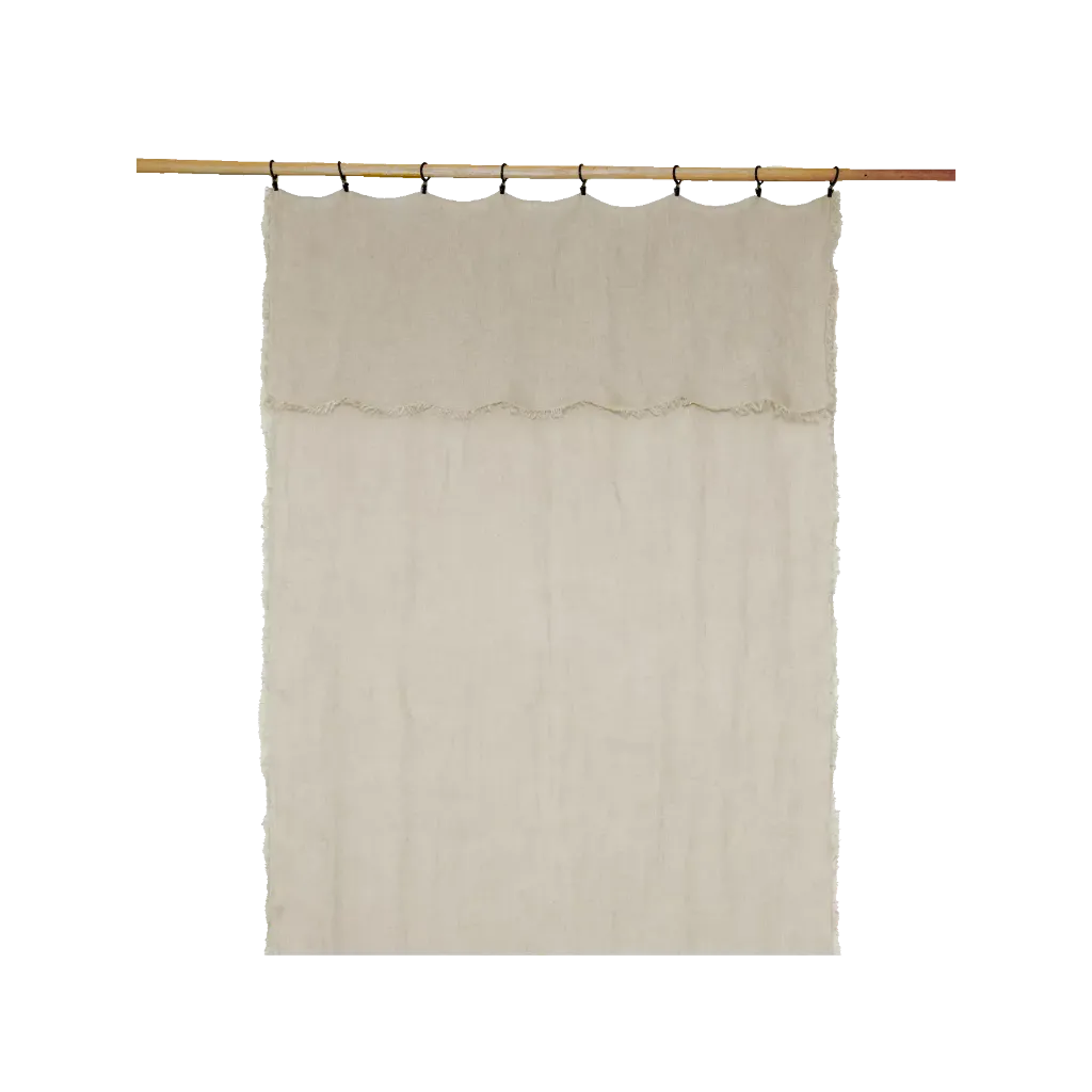 Rideau BERGAME Naturel 130 x 300cm