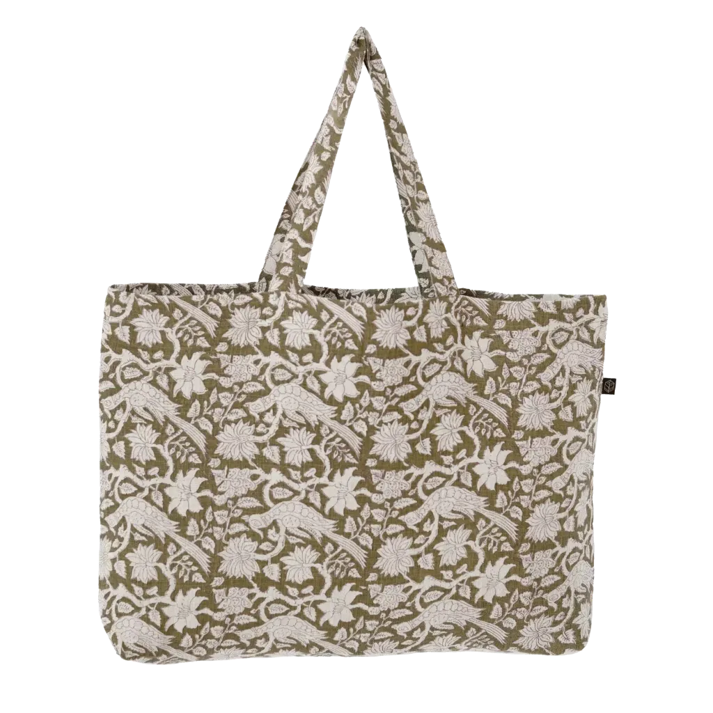 [100548_02_B] Sac JAIPUR kaki 60 x 35cm