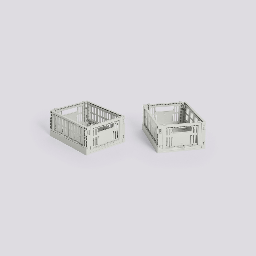 Caisse Colour Crate Mini – lot de 2 – gris