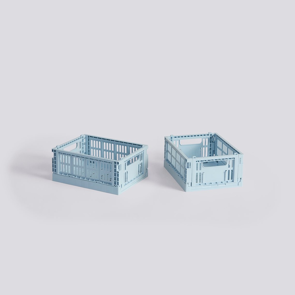 Caisse Colour Crate Mini – lot de 2 – bleu doux