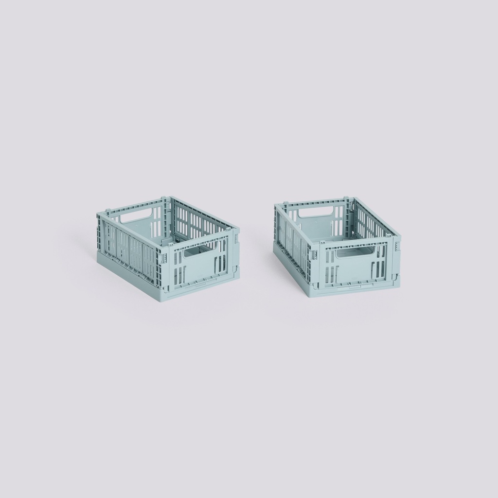 Caisse Colour Crate Mini – lot de 2 – bleu grisé