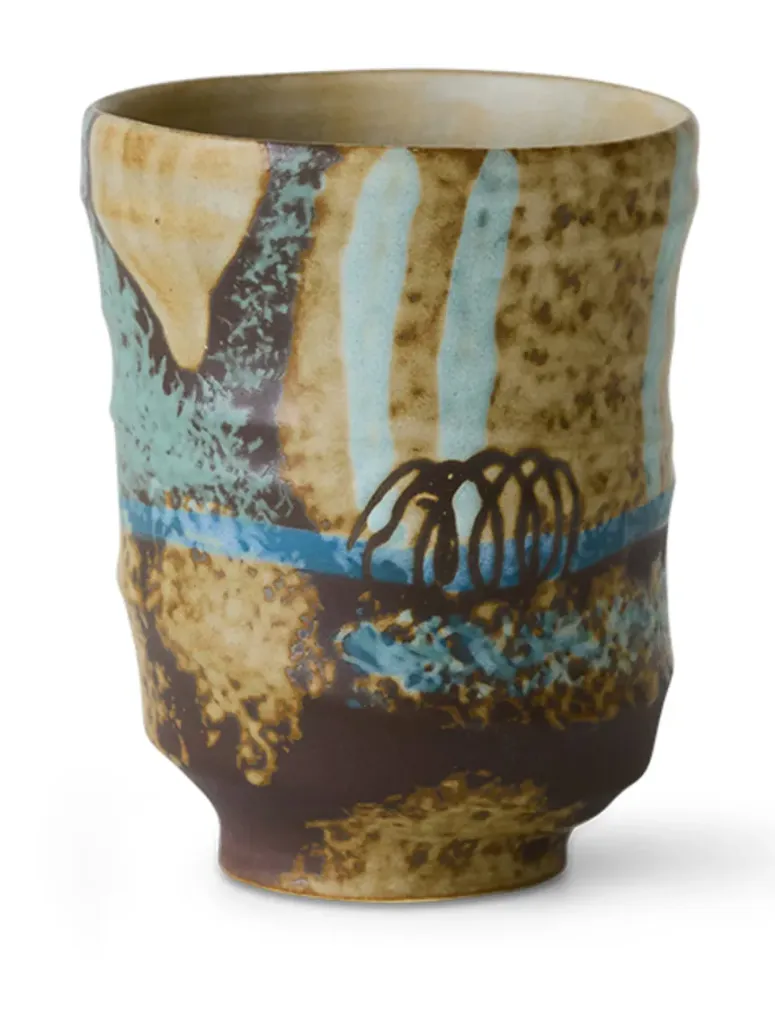 Artist Ceramics : mug, Scratched