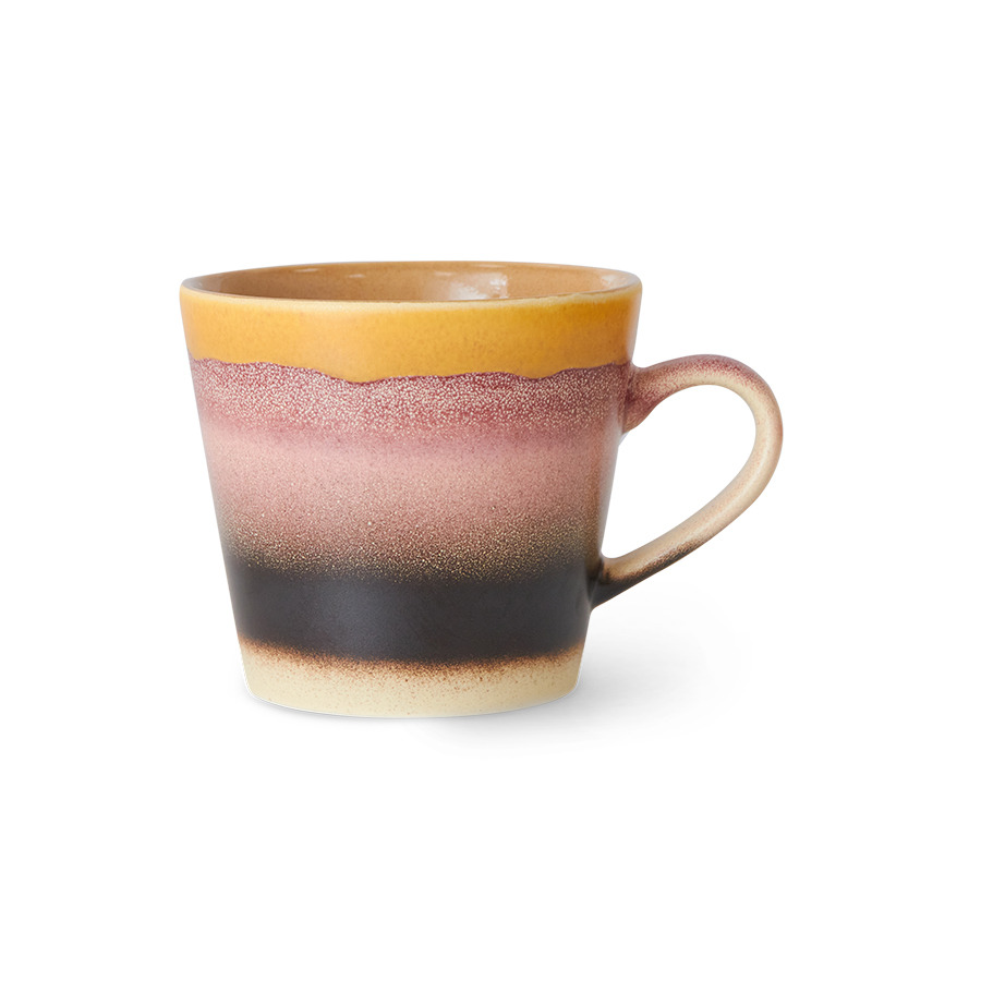 [KST0024] 70s Ceramics : mug cappuccino, Sunset