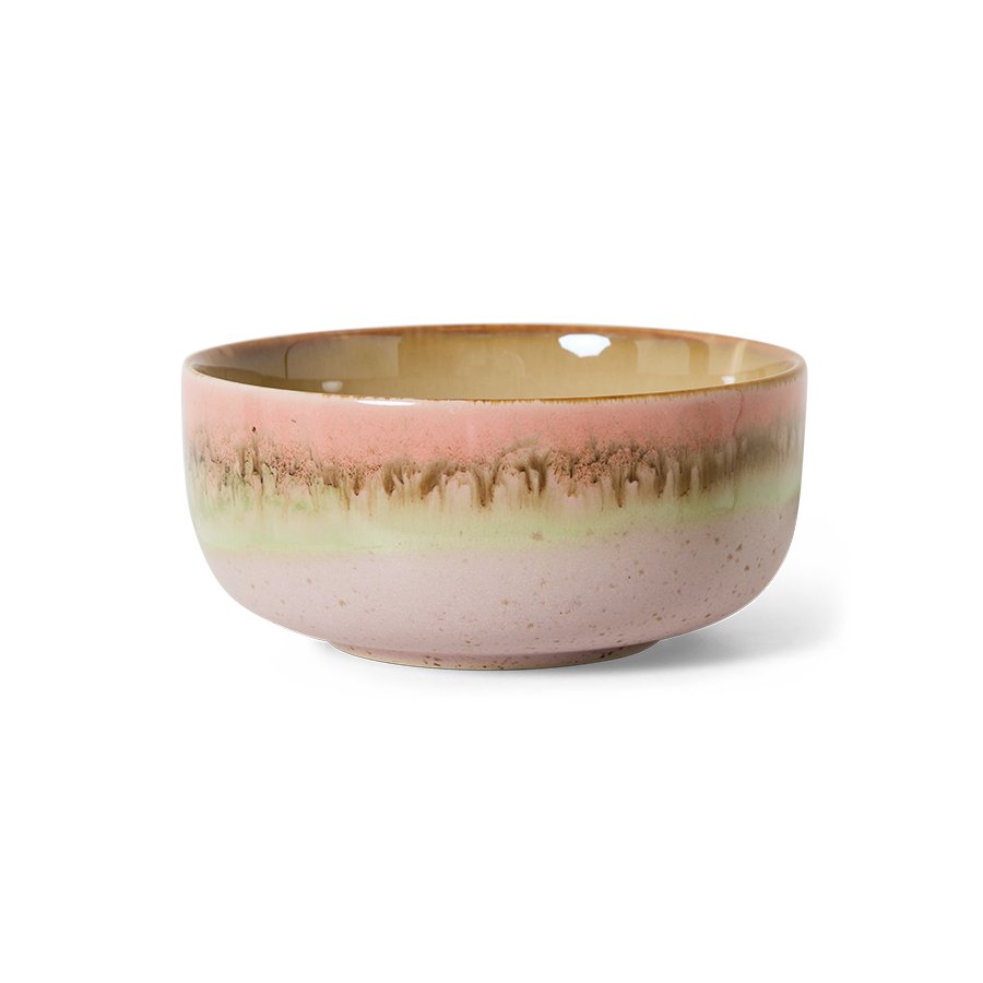 [KST0165] 70s ceramics: dessert bowl, glaze