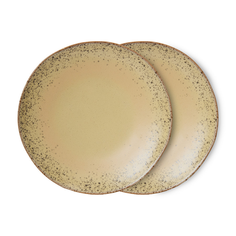 70s Ceramics : assiettes plates, Grit