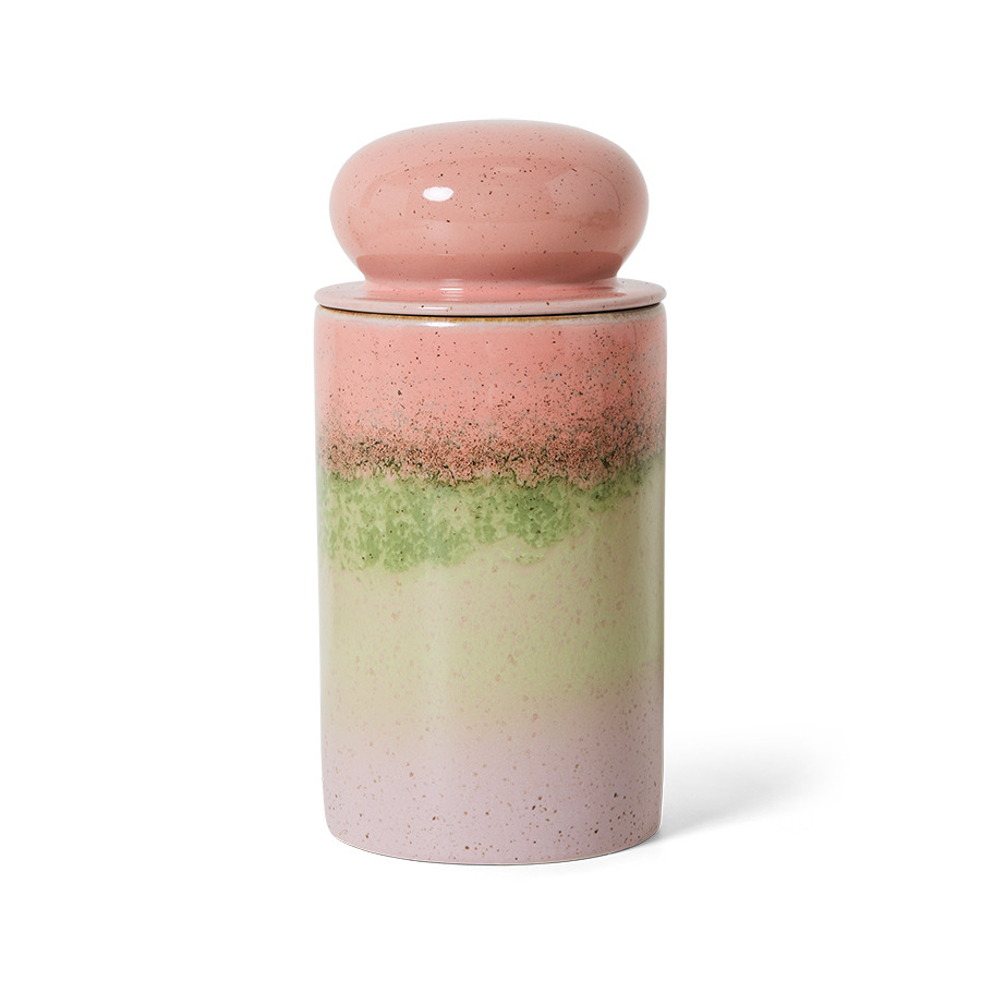 [KST0193] 70s Ceramics : pot de conservation, Glaze