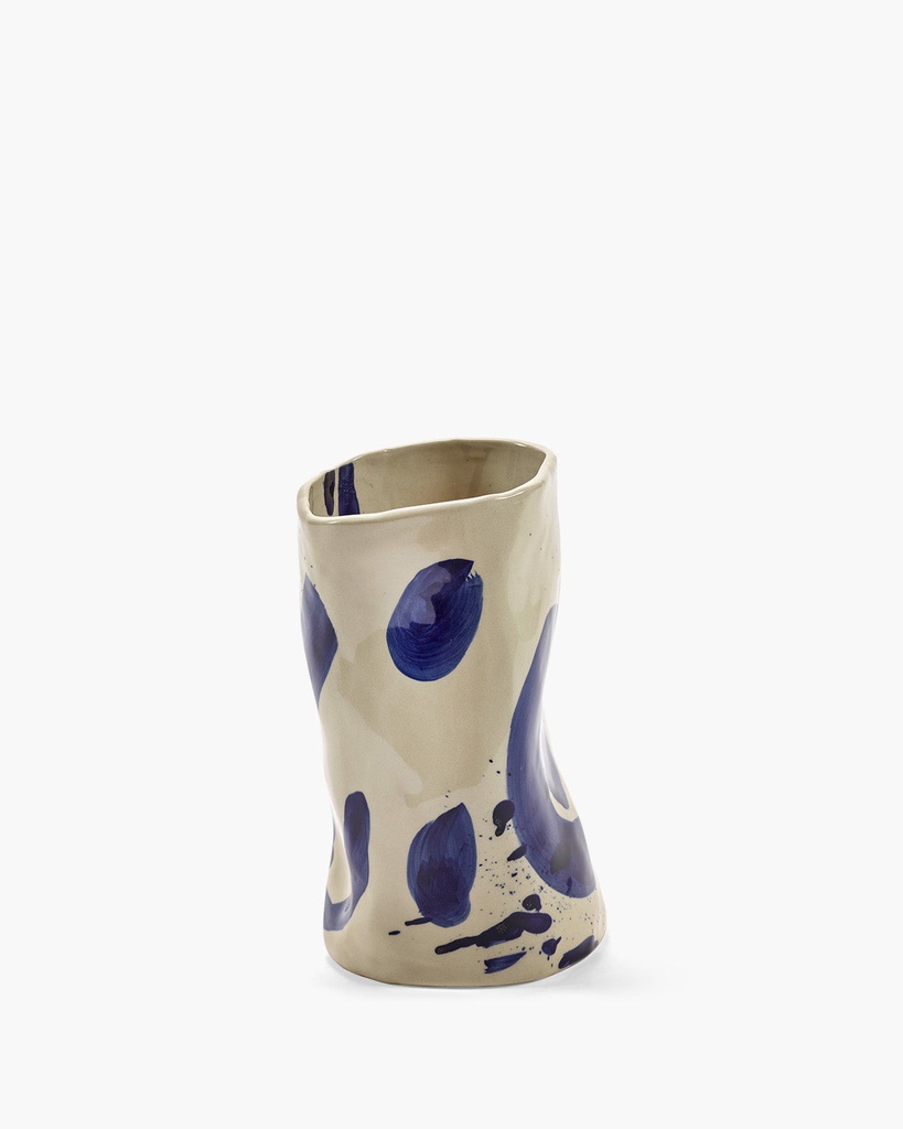 [B4625101-617] VASE M BLEU SOPHIA - 14 x 13 H23cm