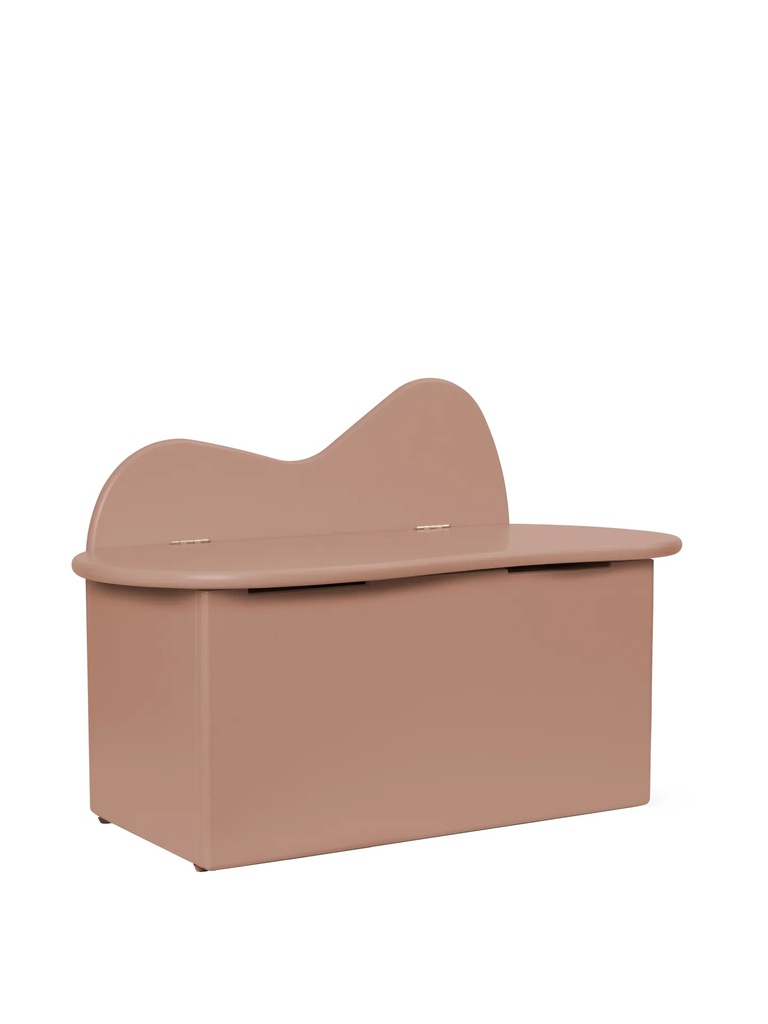 Banc de rangement Slope – rose