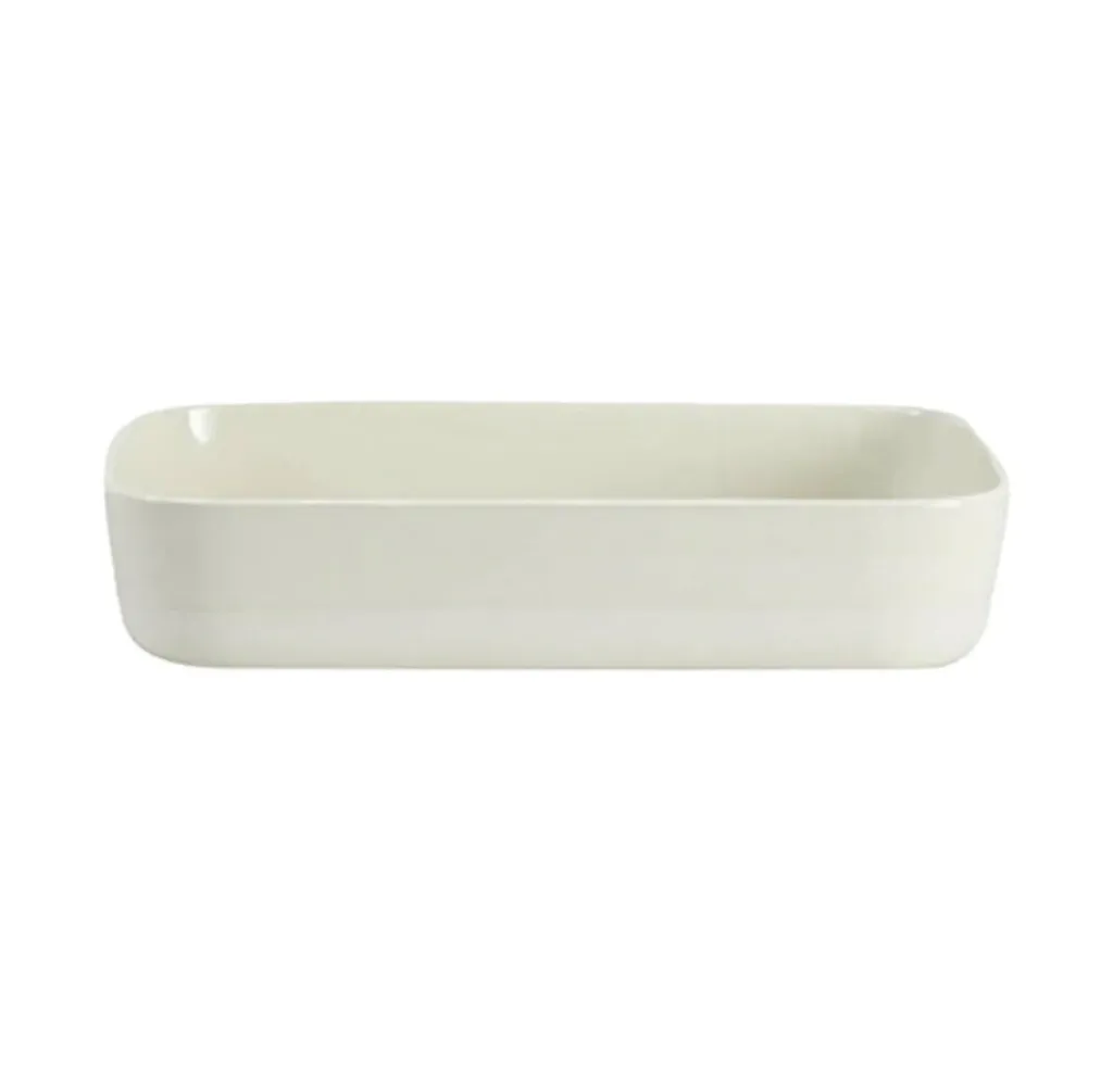 [JA961833] plat XL CANTINE craie 40.5x28.5 / H7