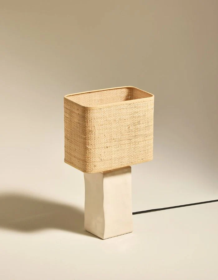 [16LDTNOM] Lampe à poser NOMAD écru 43x15