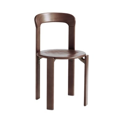REY - Chaise teinté noyer