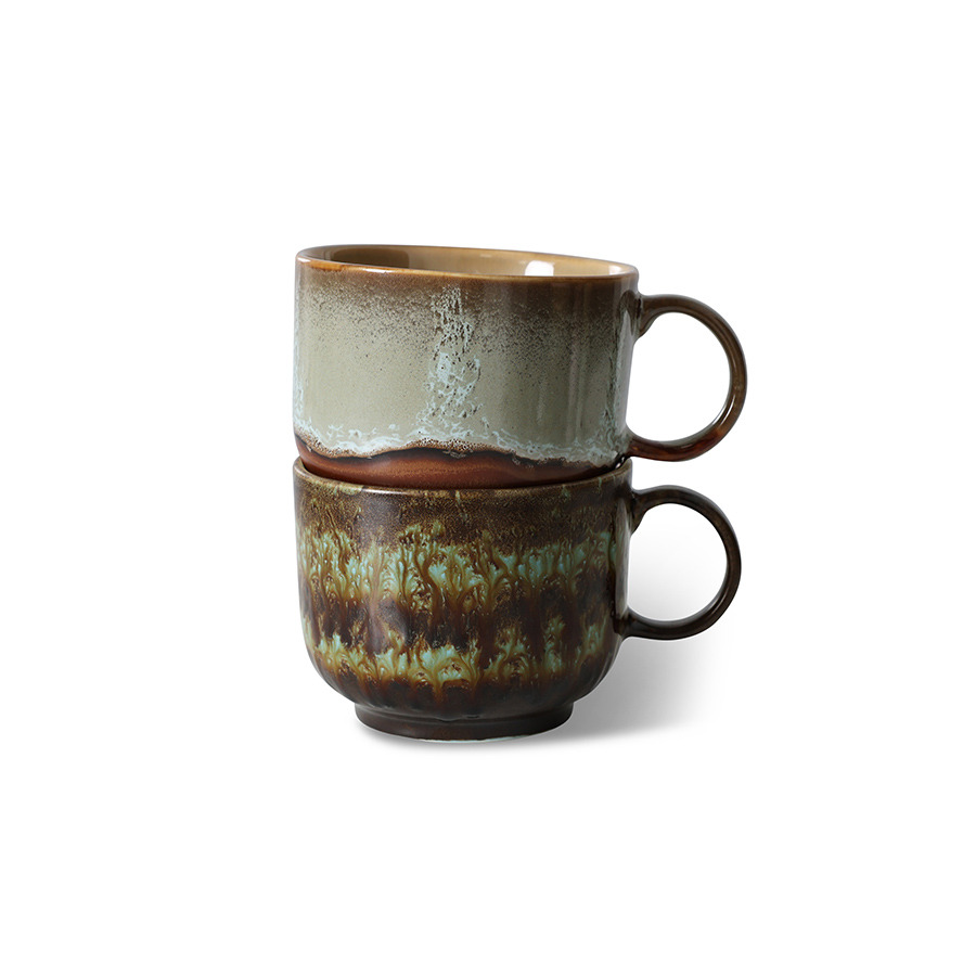 [KST0072] 70s Ceramics : tasses à thé, Odyssey