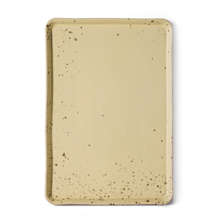 70s Ceramics : grand plateau, Grit