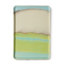 70s ceramics: large tray, glint