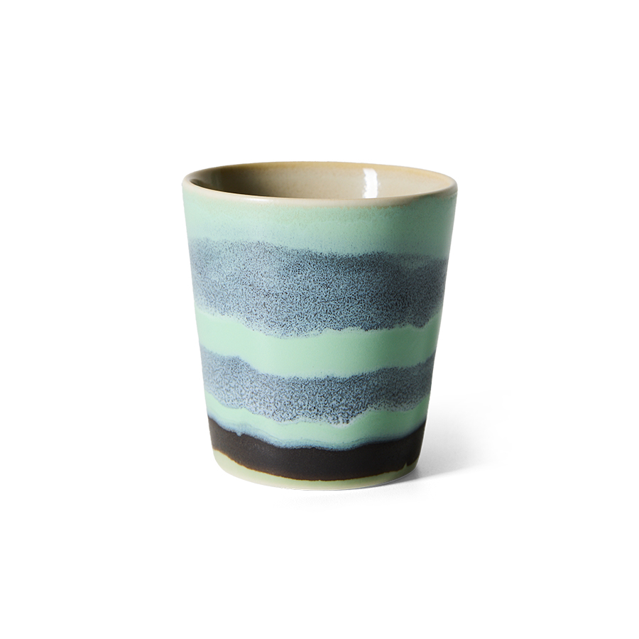 70s Ceramics : mug, River