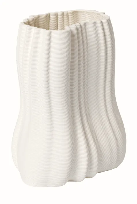 Vase Moire S - off white H20