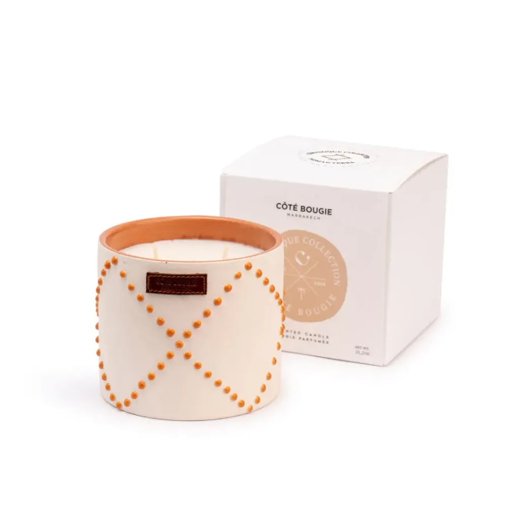 BOUGIE NOMAD Blanc terra M - Dattes 12X10