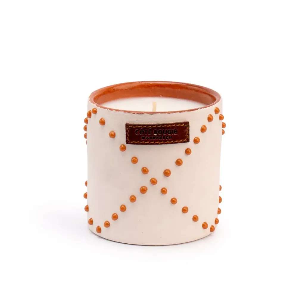 [BP-NOMAD-B-S-JA] BOUGIE NOMAD Blanc terra S - Dattes 7x9