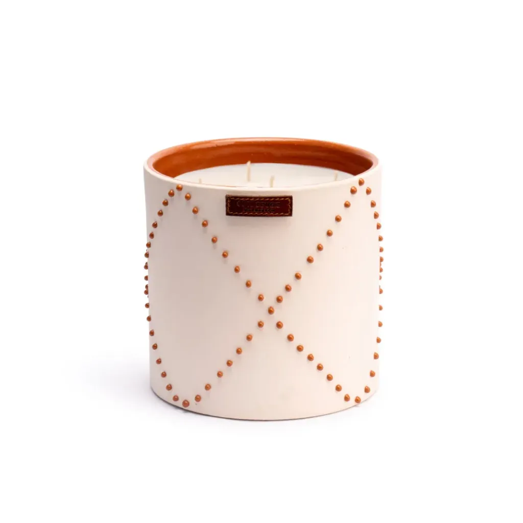 [BP-NOMAD-B-XL-JA] BOUGIE NOMAD Blanc terra XL - Dattes 20x20