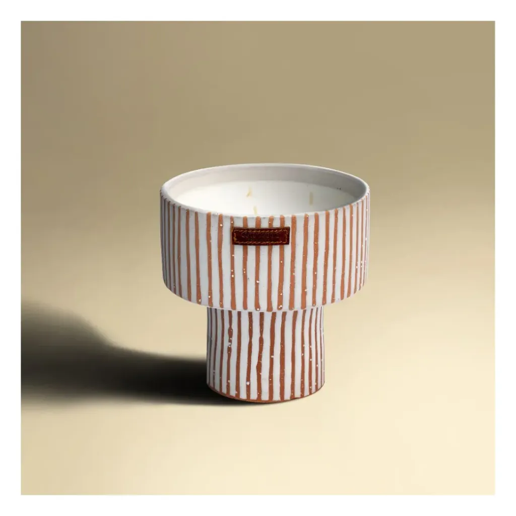 BOUGIE COUPE ZEBRE TERRA M - KAMOUN 15x15