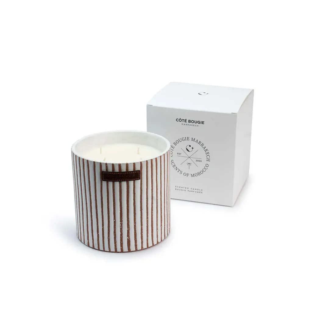 [BP-ZEBRE-TERRA-L] BOUGIE ZEBRE TERRA L - KAMOUN 15x15