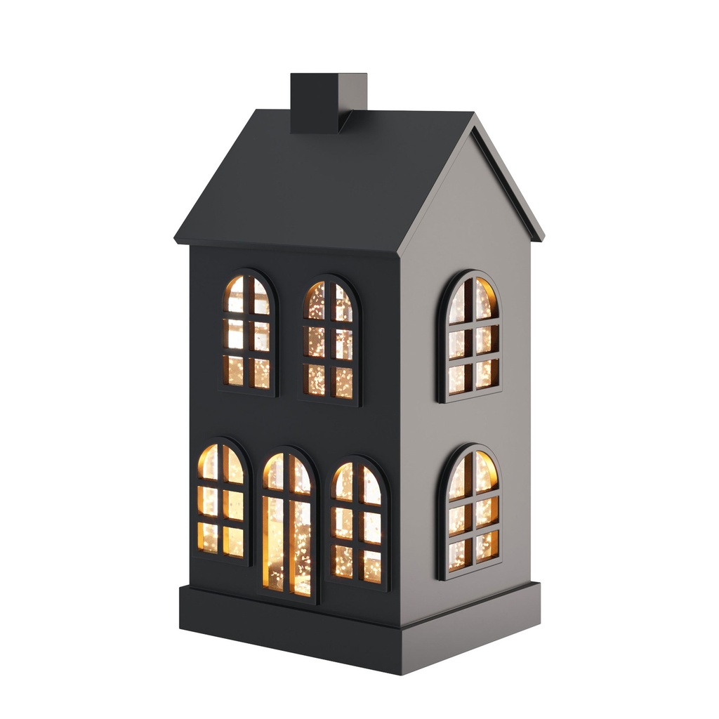 Glamor - maison noire H 23 cm