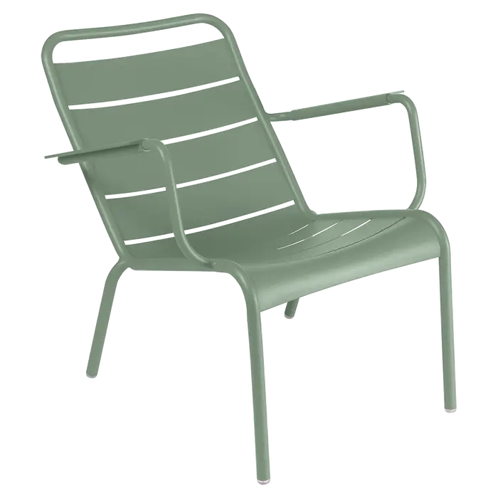 Fauteuil bas luxembourg (Blanc coton)