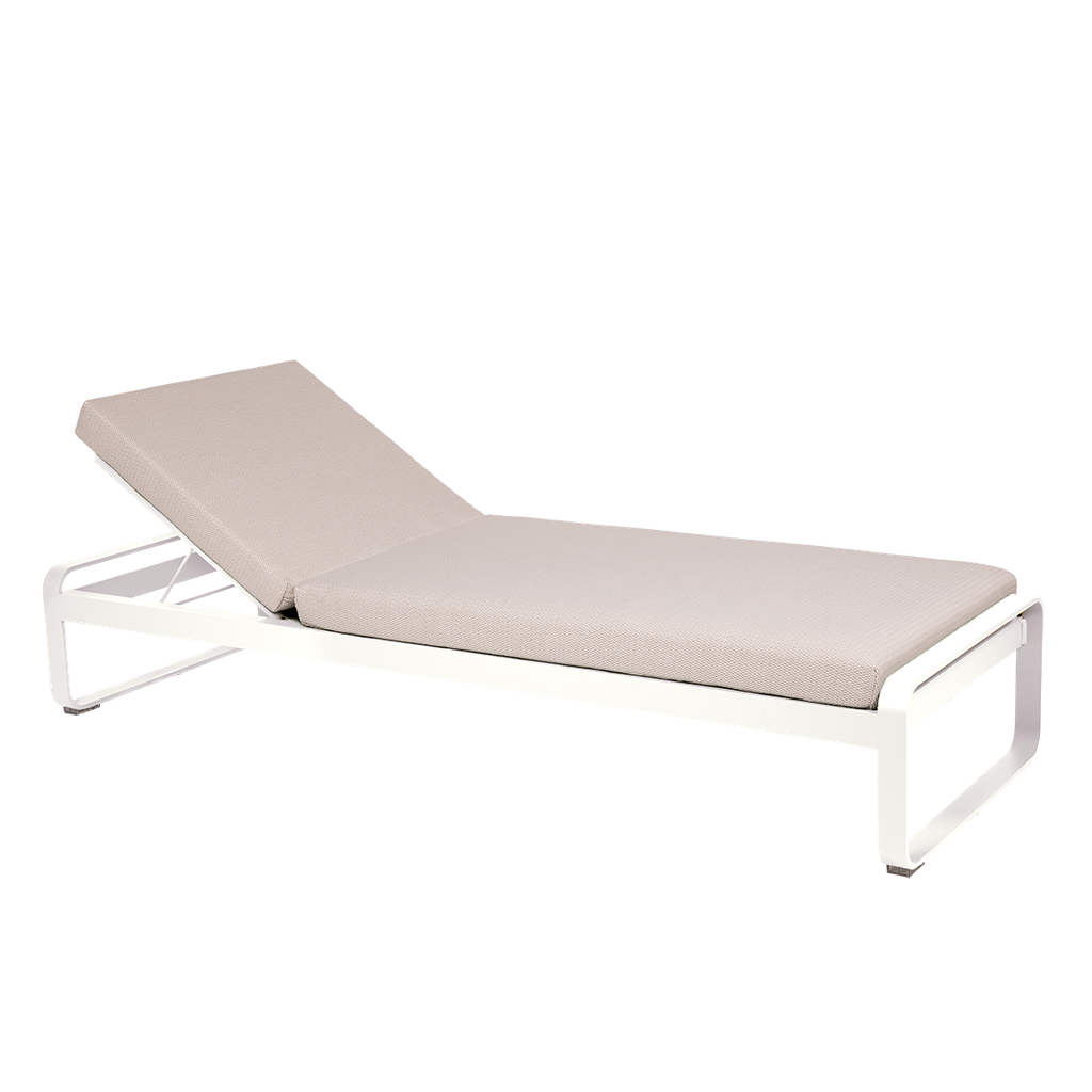 Bellevie - lit de soleil (Blanc coton, Perle)