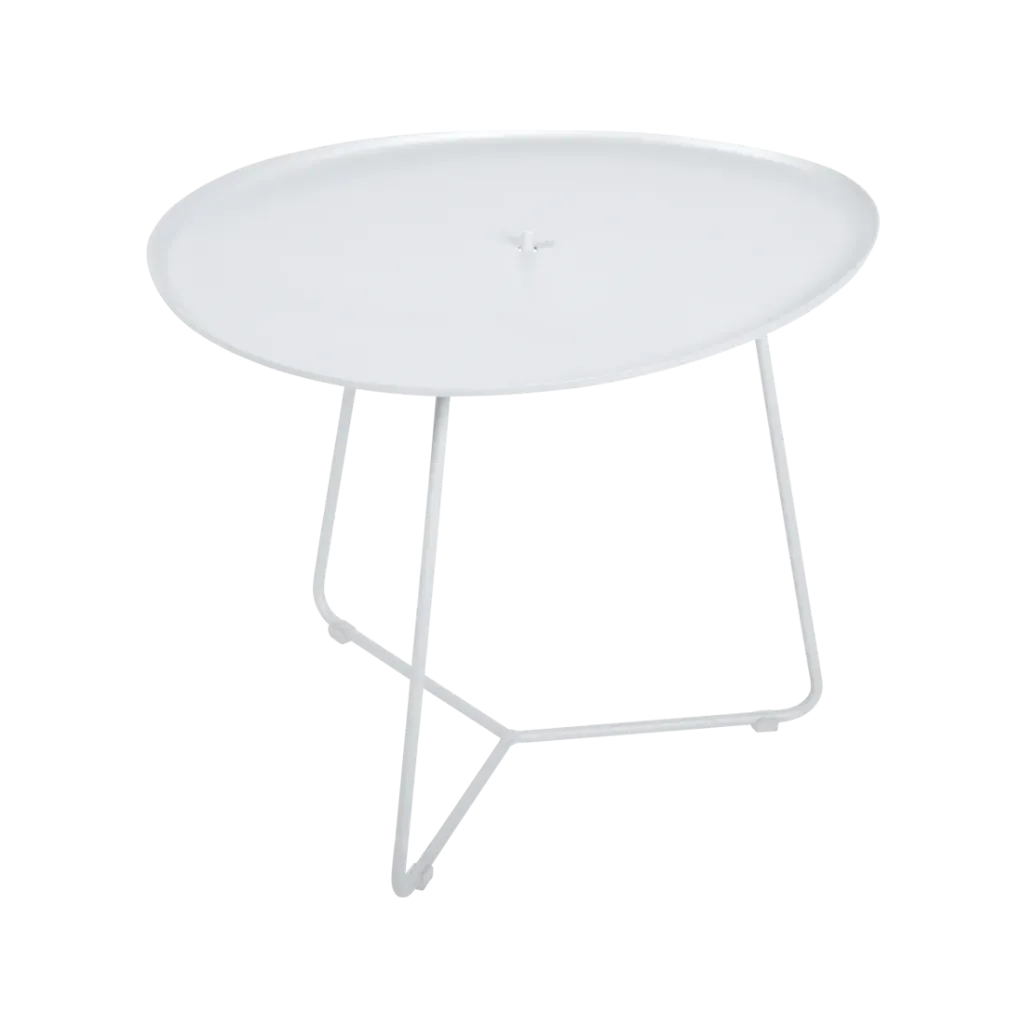 Cocotte table d'appoint Ø 34 (Blanc coton)